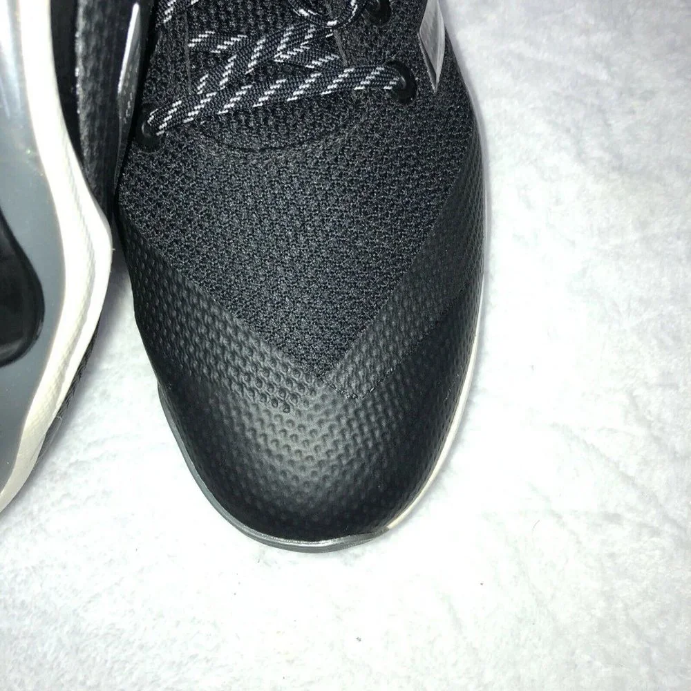 Mens Adidas PowerAlley 5 Men's Baseball Cleats Size 14 US Black Metal B39181 New